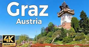 Graz, Austria Walking Tour (4k Ultra HD 60fps) – With Caption