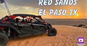 Red Sands El Paso TX/ canam maverick x3/ de ruta con amigos