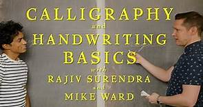 Improve Your Calligraphy! Handwriting Basics with Rajiv Surendra and Mike Ward (Spencerian Script)