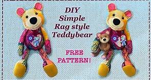 Teddy Bear Tutorial: Learn How To Make A Cute Teddy Bear With This Free Pattern