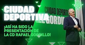 La emoción de Rafael Gordillo en la presentación de la nueva Ciudad Deportiva 3⃣🌪