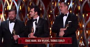 "Whiplash" winning the Oscar® for Sound Mixing