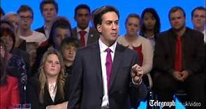 Ed Miliband: highlights of Labour Party conference speech