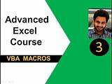 Advanced excel(vba) tutorial 3 : My first VBA program