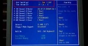 19- Configuración de la BIOS del Intel CORE 2 DUO
