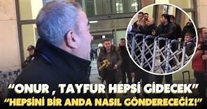 Samet Aybaba ve Beşiktaş taraftarı arasındaki diyalog! "Onur, Tayfur hepsi gidecek"