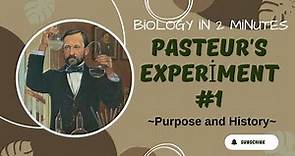 [BIOLOGY in 2 minutes] Pasteur's experiment ~Purpose and History~