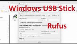 Windows 10 oder 11 ISO via USB Stick Installieren Rufus (UEFI-GPT / BIOS-MBR)