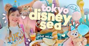 WE WENT TO TOKYO DISNEY SEA FOR THE FIRST TIME 🐠🌸 Full tour Rides & What we eat in Tokyo Disneysea