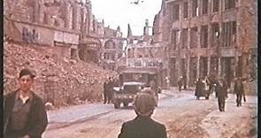 World War Two Archive Footage of the Bombing of Germany and Frankurt 1944/45