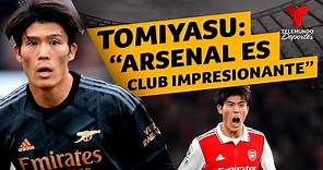 Takehiro Tomiyasu: ” Arsenal es un club impresionante” | Telemundo Deportes