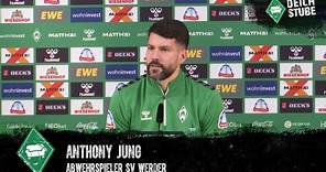 Anthony Jung denkt an ein Karriereende bei Werder Bremen und macht Werbung für Michael Zetterer!