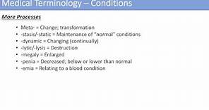 Medical Terminology - The Basics - Lesson 2