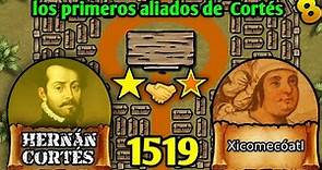 Hernán Cortés y sus primeros ALIADOS - fundación de Veracruz - CONQUISTA de MÉXICO
