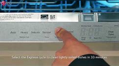 LG SIGNATURE Dishwasher Cycles and Settings
