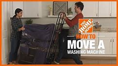 How to Move A Washing Machine | Washers & Dryers | The Home Depot