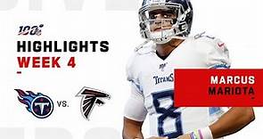 Marcus Mariota's Big 3-TD Day vs. Falcons | NFL 2019 Highlights