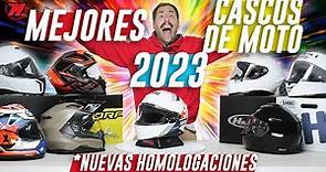 Los MEJORES CASCOS DE MOTO. ¡Guía definitiva 2023! 🚨