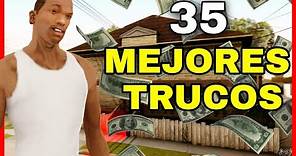 35 TRUCOS de GTA San Andreas PC (CLAVES/CODIGOS) Vida Infinita, Armas, Coches, Dinero, Jetpack