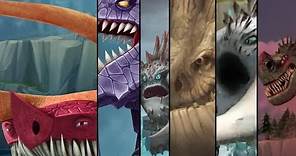 How To Train Your Dragon - All Legendary Dragons Cutscenes so far