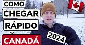 COMO CHEGAR RÁPIDO NO CANADÁ EM 2024 | GASTANDO POUCO | Zarillo Neto