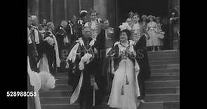 King Frederik IX invested as Knight of the Garter