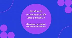 Seminario Internacional de Arte y Diseño 1
