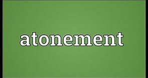 Atonement Meaning