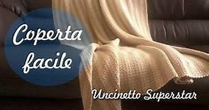 Tutorial coperta uncinetto - Crochet blanket tutorial
