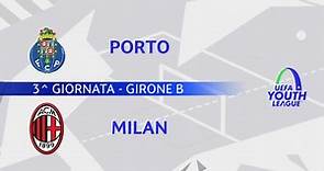 UEFA Youth League 2021-2022: Porto-Milan: partita integrale