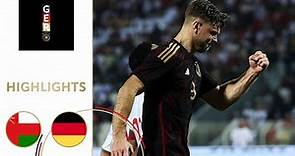 Füllkrug scores the winning goal on his debut! Oman vs. Germany 0-1 | Highlights | Friendly