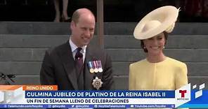Isabel II aparece por sorpresa en el último día del Jubileo. Noticias Telemundo