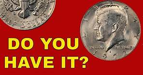 How valuable can a 1972 D half dollar be?