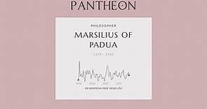 Marsilius of Padua Biography - Italian philosopher (c. 1275–1342)