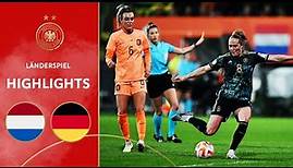 Lohmann kickt Deutschland zum Sieg | Niederlande - Deutschland 0:1 | Highlights | Frauen Länderspiel