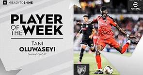 Don't blink, you'll miss it! San Antonio FC's Tani Oluwaseyi is USL Championship Player of the Week