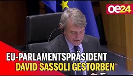 EU-Parlamentspräsident David Sassoli gestorben