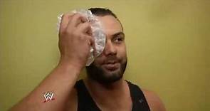 Justin Gabriel is caught off guard and pays the price