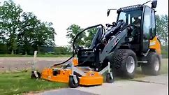 Use a TOBROCO-GIANT rotary mower for grass and lawn maintenance