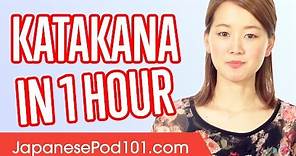 Learn ALL Katakana in 1 Hour - How to Write and Read Japanese