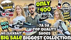 Delhi Cheapest Shoe Store 😍|| 80% Off || First Copy Shoes || 7A Quality Shoes 👟