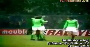 1975-1976 European Cup: AS Saint-Étienne All Goals (Road to the Final)