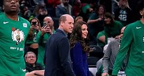 Royal couple attends Celtics game to cap first day of Boston visit
