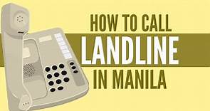 How To Call Manila Landline From Province (and Vice Versa) - FilipiKnow