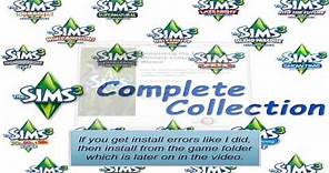 How to install The Sims 3 Ultimate Collection