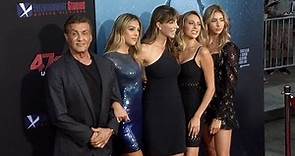 Sylvester Stallone's Family "47 Meters Down: Uncaged" Premiere Red Carpet