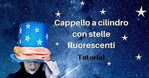 Cappello a cilindro con stelle fluorescenti Tutorial