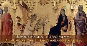 Simone Martini e Lippo Memmi - Annunciazione e i santi Ansano e Massima - Uffizi