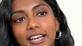 Charithra Chandran talks Bridgerton & group chat with Bessie Carter #shorts