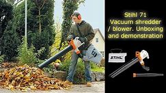 Sthil SHE 71 electric garden blower - vacuum shredder
